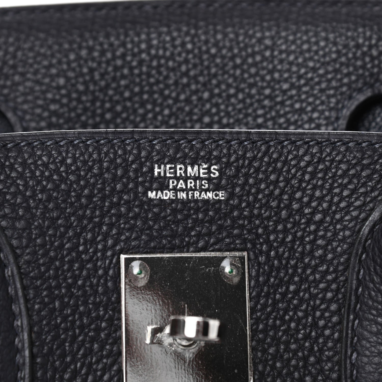 Hermes Togo Birkin 30 Indigo 9 of 9