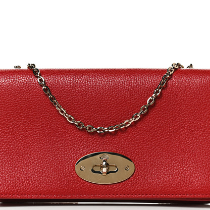 Mulberry Grainy Print Bayswater Clutch Wallet Tomato Red 7 of 9
