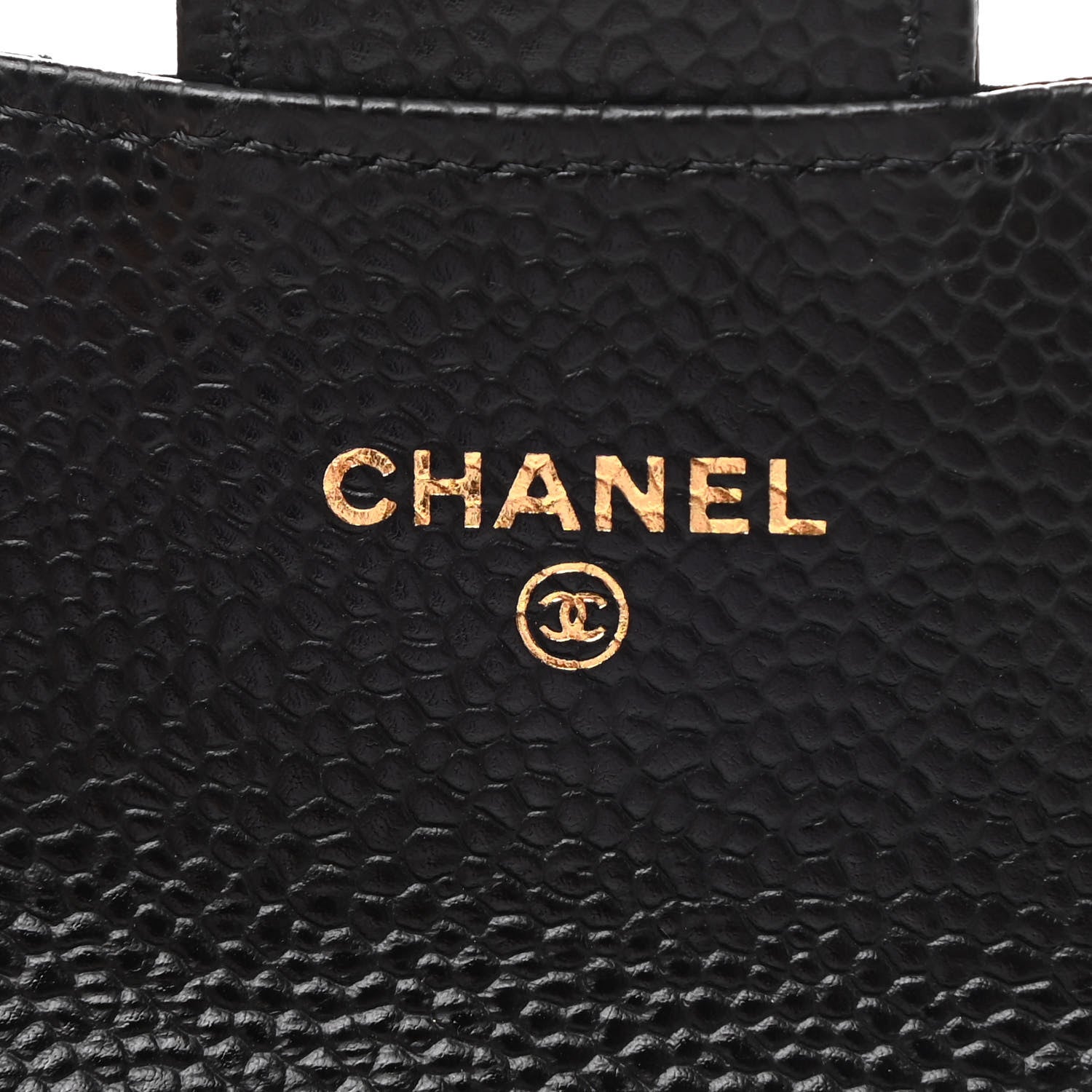 Chanel Caviar Quilted Flap Card Holder Wallet Black 6 of 9