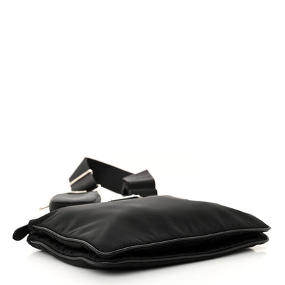 Prada Re-Nylon Saffiano Re-Edition 2000 Double Zip Crossbody Bag Black 4 of 11