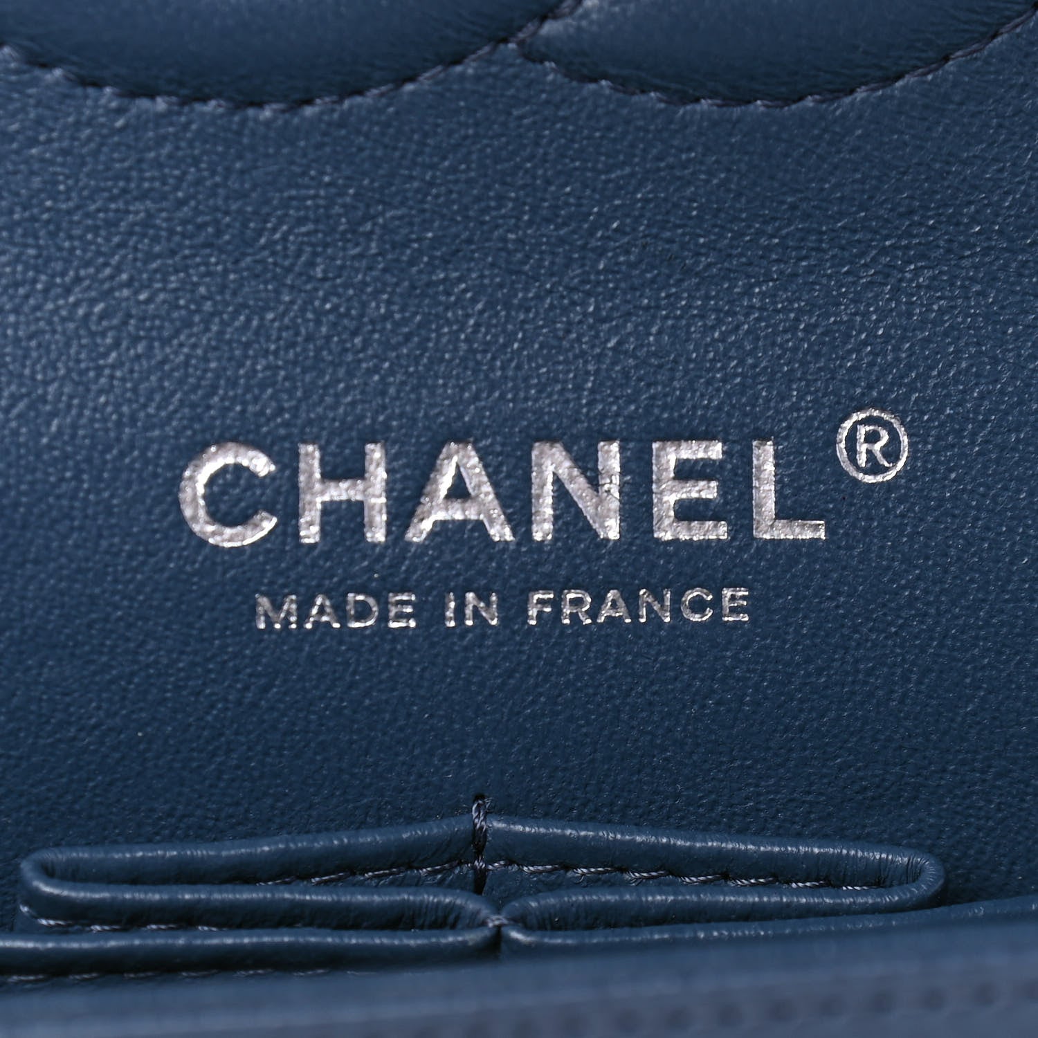 Chanel Caviar Quilted Medium Double Flap Blue 5 of 6