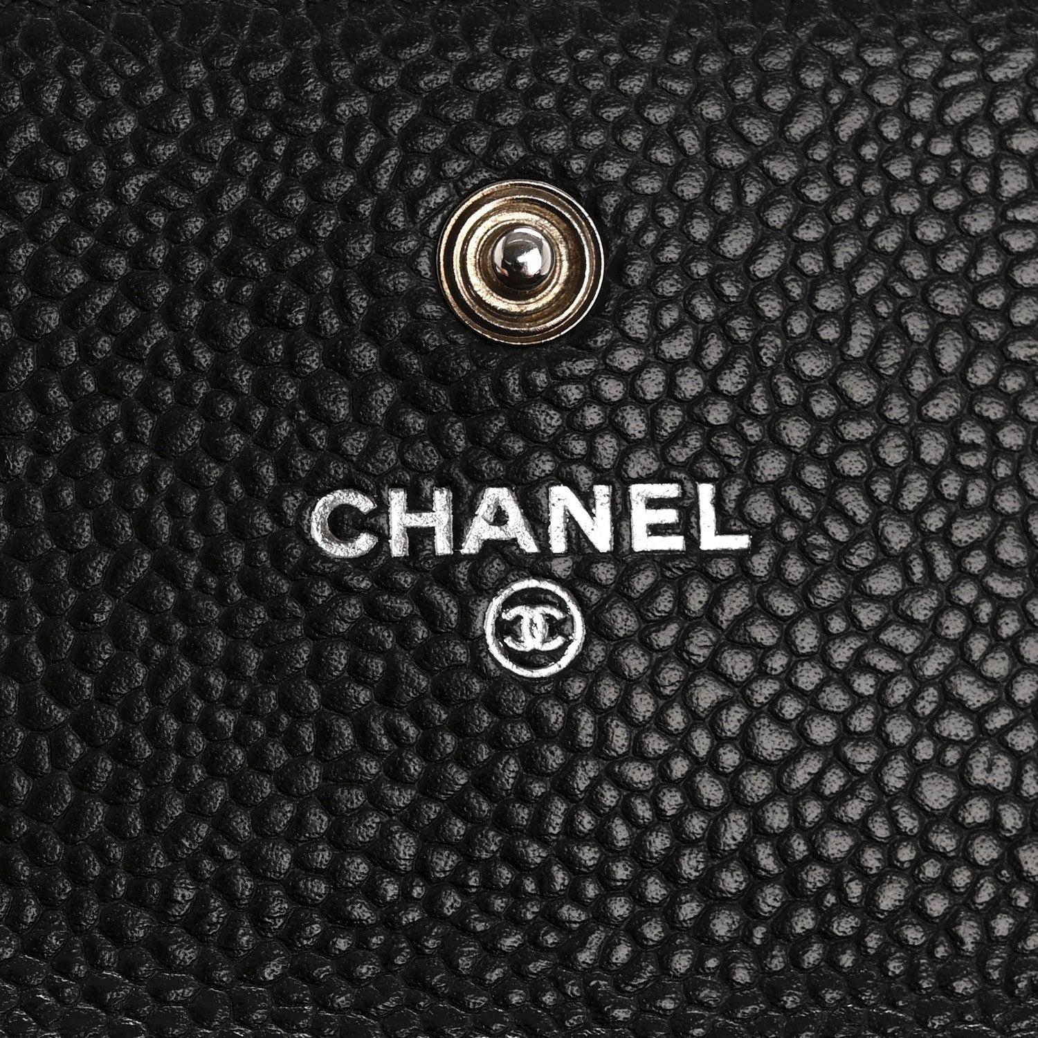 Chanel Caviar Quilted Large Gusset Flap Wallet Black 6 of 11