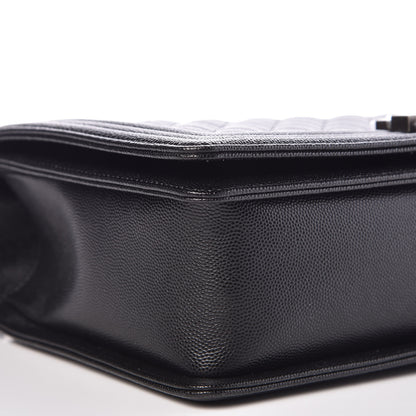 Chanel Caviar Quilted New Medium Boy Flap Black 8 of 9