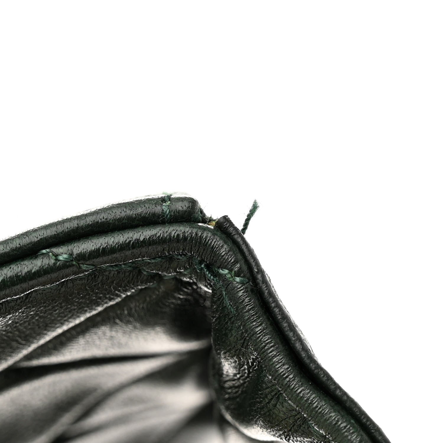 Chanel Lambskin Quilted Small Single Flap With Pouch Green 16 of 17