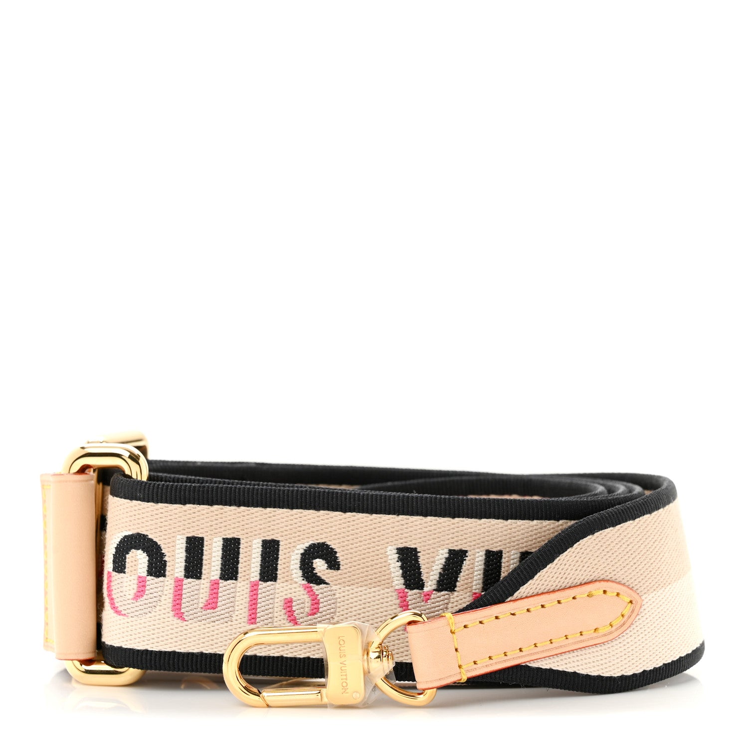 Louis Vuitton Jacquard Speedy Bandouliere 20 Shoulder Strap Black 1 of 4