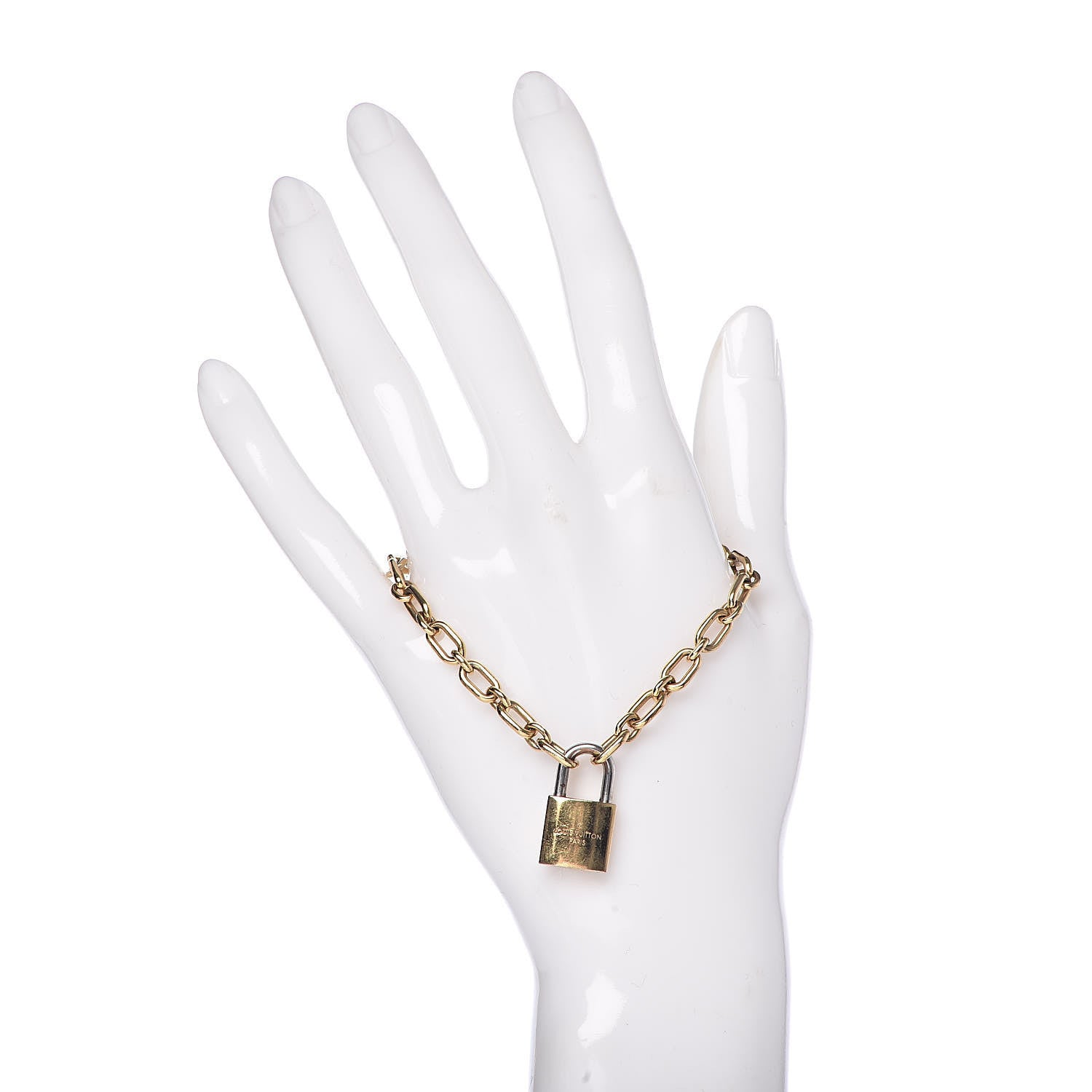 Louis Vuitton Lock It Bracelet Gold 2 of 4