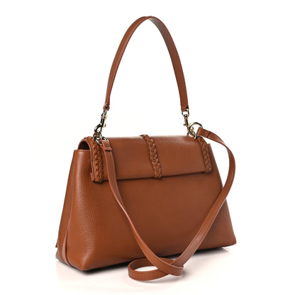 Chloe Grained Calfskin Medium Penelope Shoulder Bag Caramel 3 of 8