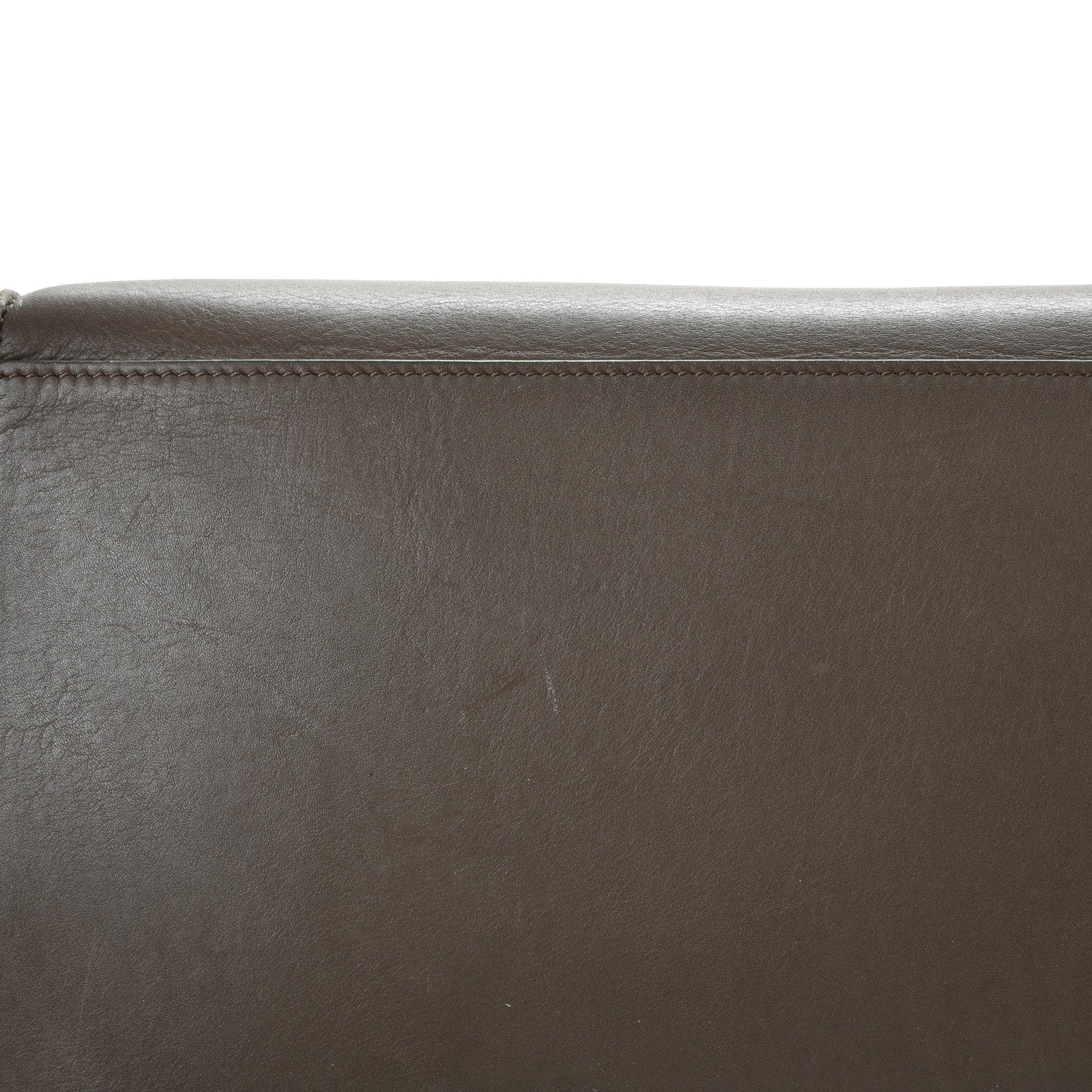 Celine Calfskin Suede Tri-color Large Trapeze Olive 19 of 22