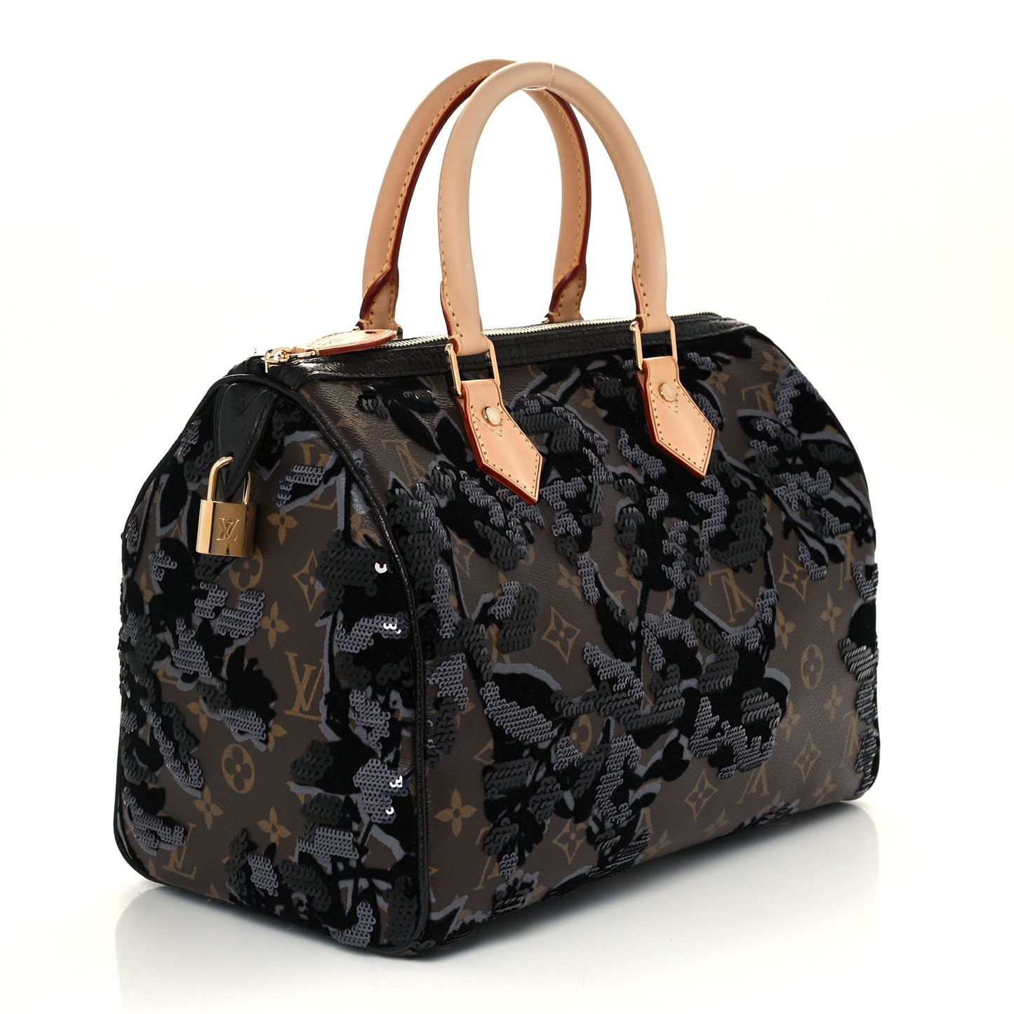 Monogram Fleur De Jais Sequins Speedy 30