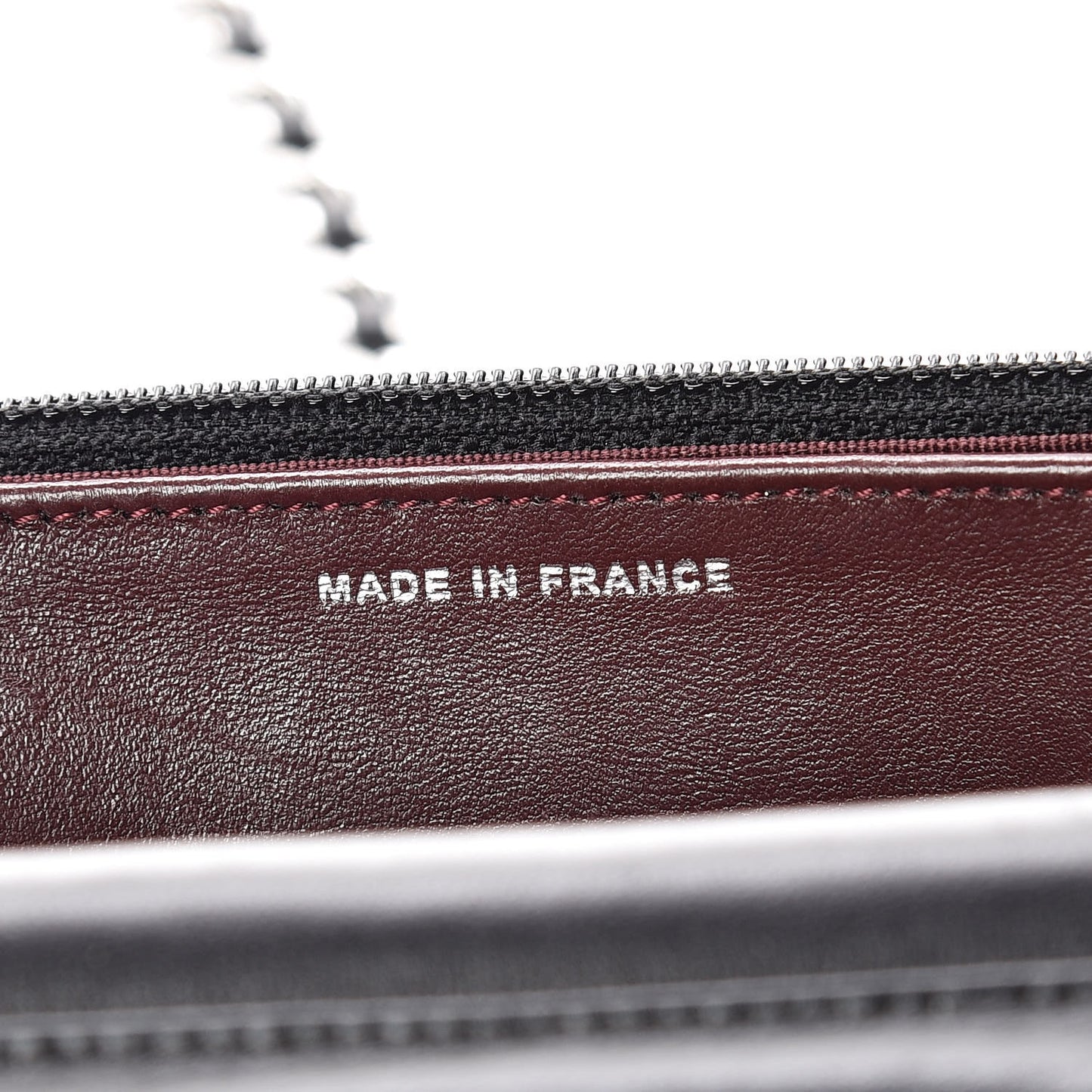 Lambskin Quilted Wallet On Chain WOC Black