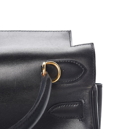 Hermes Box Kelly Retourne 28 Black 24 of 39