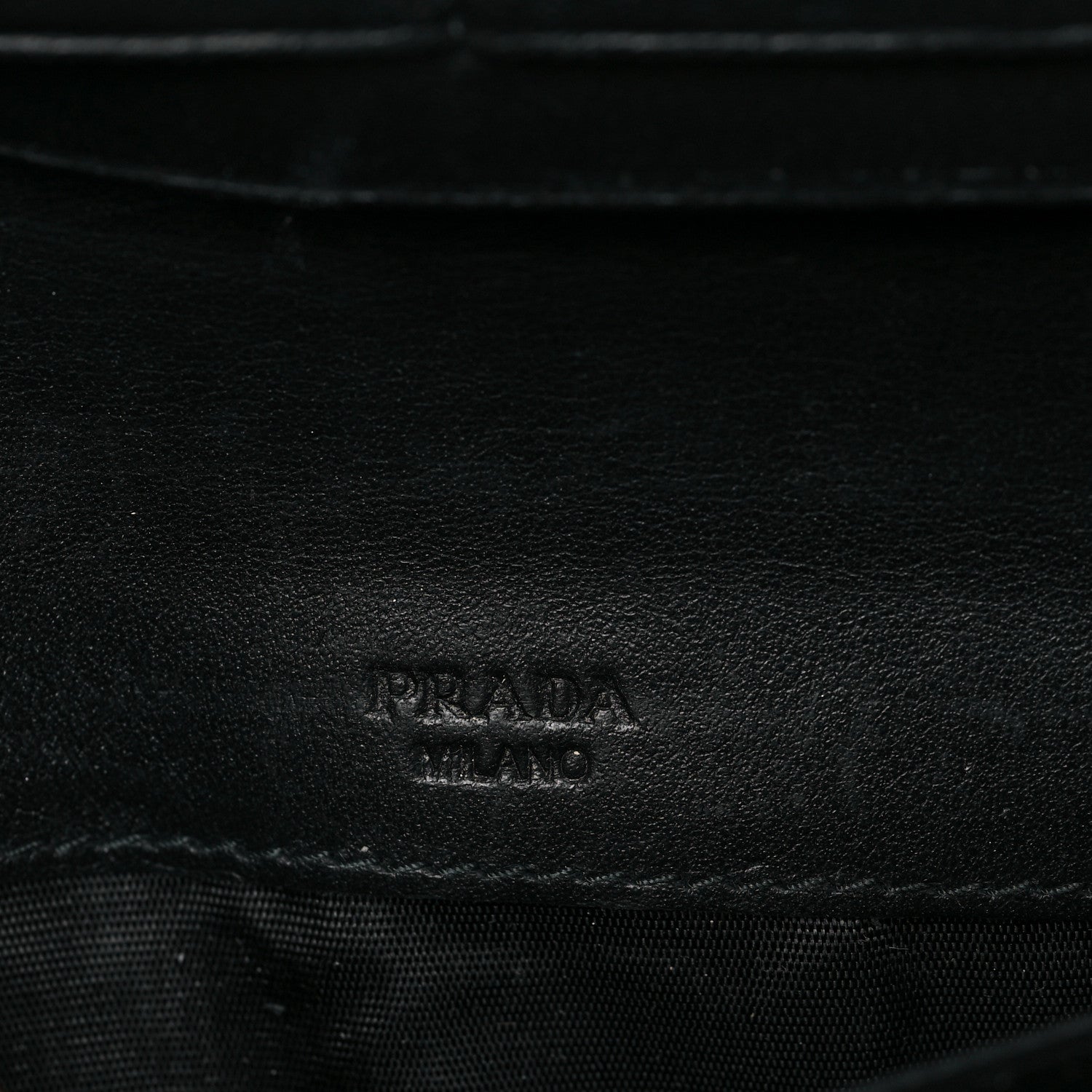Prada Soft Calfskin Quilted Continental Flap Wallet Black 6 of 7