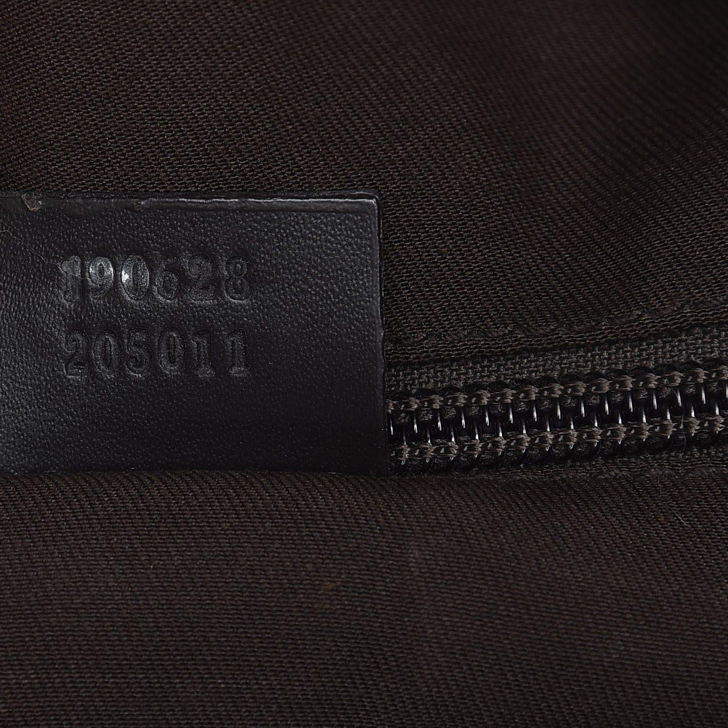 Gucci Denim Monogram Messenger Bag Dark Brown 7 of 10