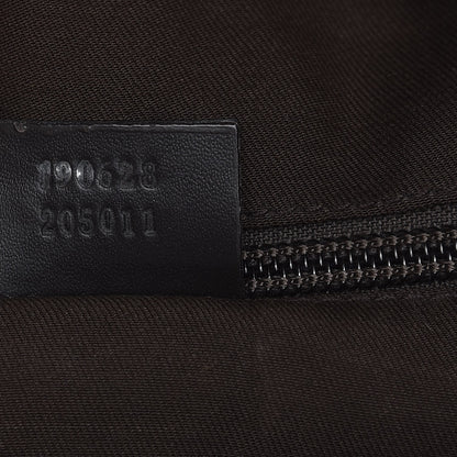 Gucci Denim Monogram Messenger Bag Dark Brown 7 of 10