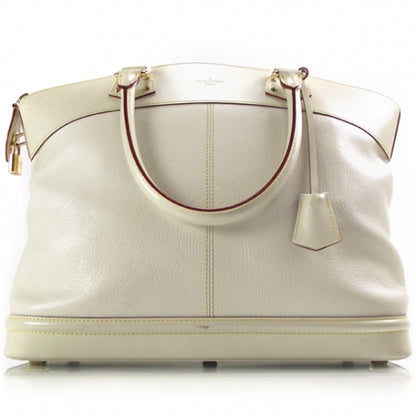 Louis Vuitton Suhali Lockit GM Handbag White 1 of 10