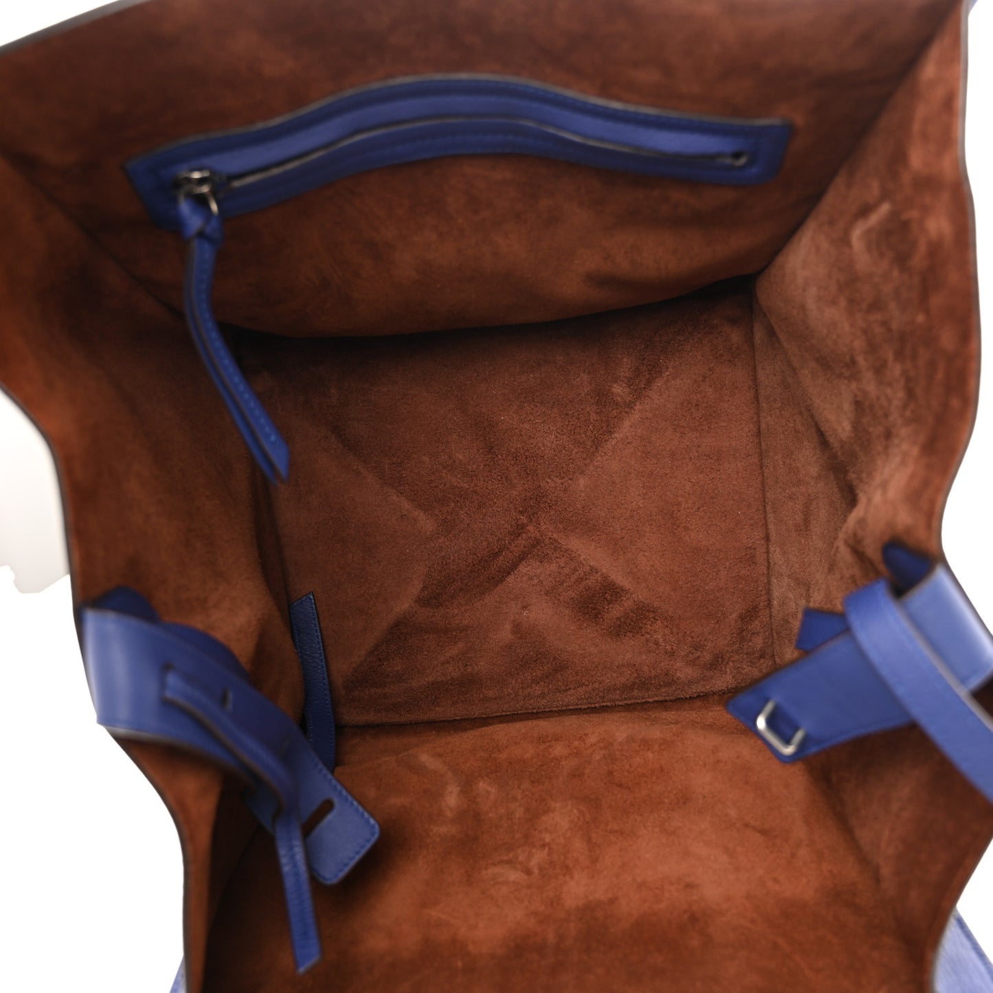 Grained Calfskin Medium Phantom Luggage Indigo