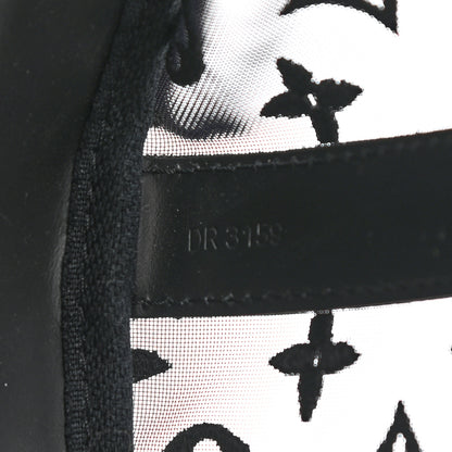 Louis Vuitton Monogram See Through Keepall Bandouliere 50 Black 7 of 14