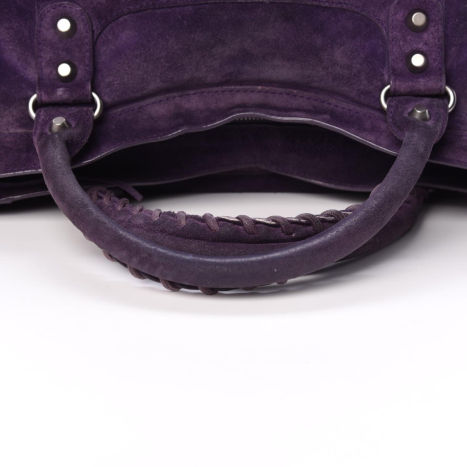 Balenciaga Baby Daim Suede Classic Silver Hardware City Purple 15 of 20