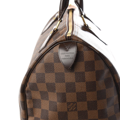 Louis Vuitton Damier Ebene Speedy 30 9 of 12