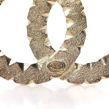 Chanel Pearl Crystal CC Brooch Black Gold 4 of 5