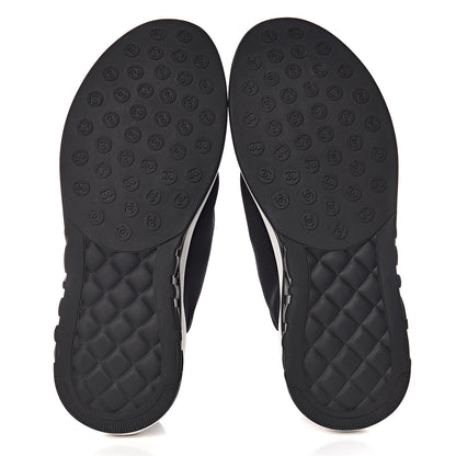 Chanel Lycra Womens CC Sneakers 40 Black 7 of 11
