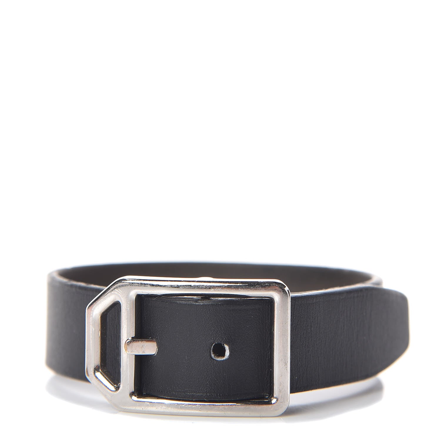 Hermes Chamonix Swift Paddock Bracelet T5 Black Etain 1 of 6