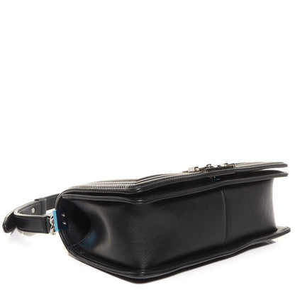Chanel Calfskin Quilted Medium Boy Flap Black 4 of 9