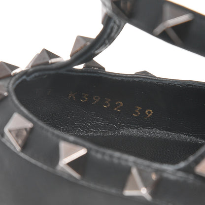 Valentino Garavani Nappa Rockstud Ankle Strap Pumps 39 Black 10 of 10