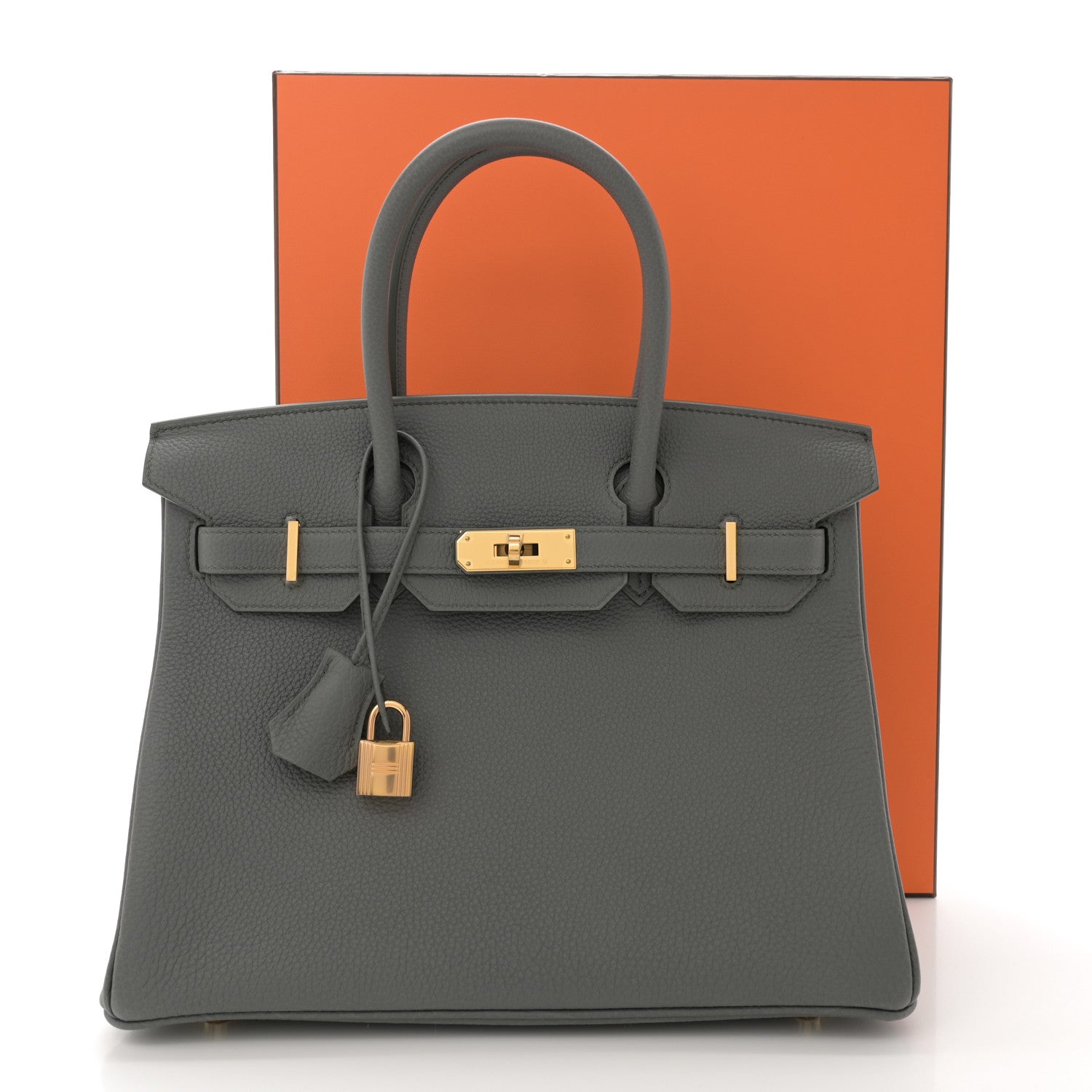 Hermes Togo Birkin 30 Vert Amande 11 of 11
