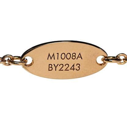 Louis Vuitton Metal Enamel LV Iconic Bracelet Gold Light Pink 5 of 6