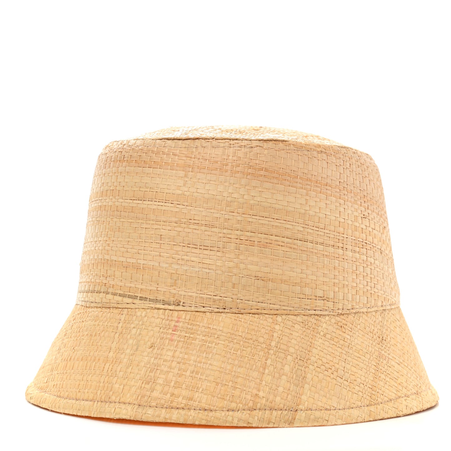 Paglia Metal Triangle Logo Womens Bucket Hat M Naturale Black