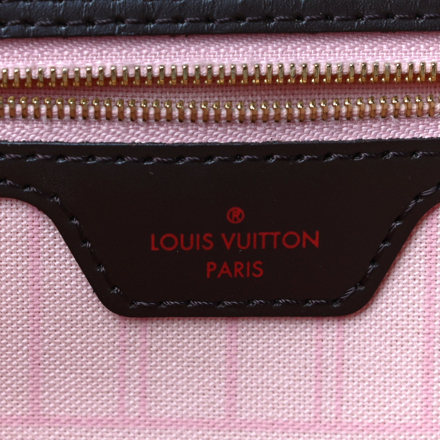 Louis Vuitton Damier Ebene Neo Neverfull MM Rose Ballerine 7 of 13
