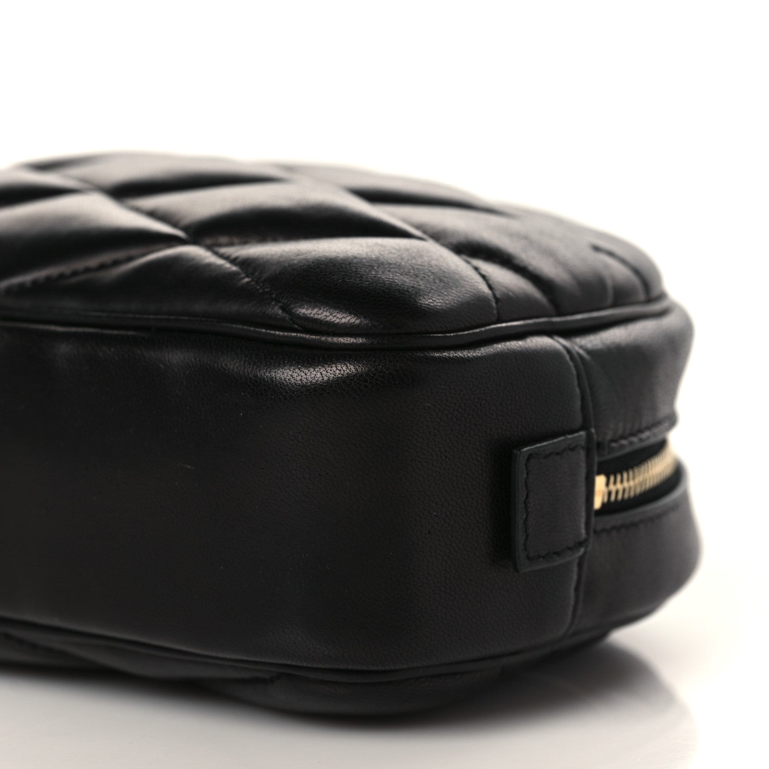 Saint Laurent Lambskin Quilted Lolita Cosmetic Pouch Black 9 of 9