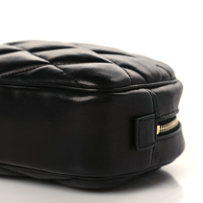 Saint Laurent Lambskin Quilted Lolita Cosmetic Pouch Black 9 of 9
