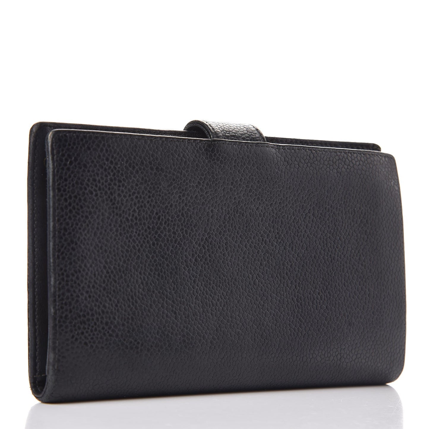 Caviar Timeless CC French Wallet Black