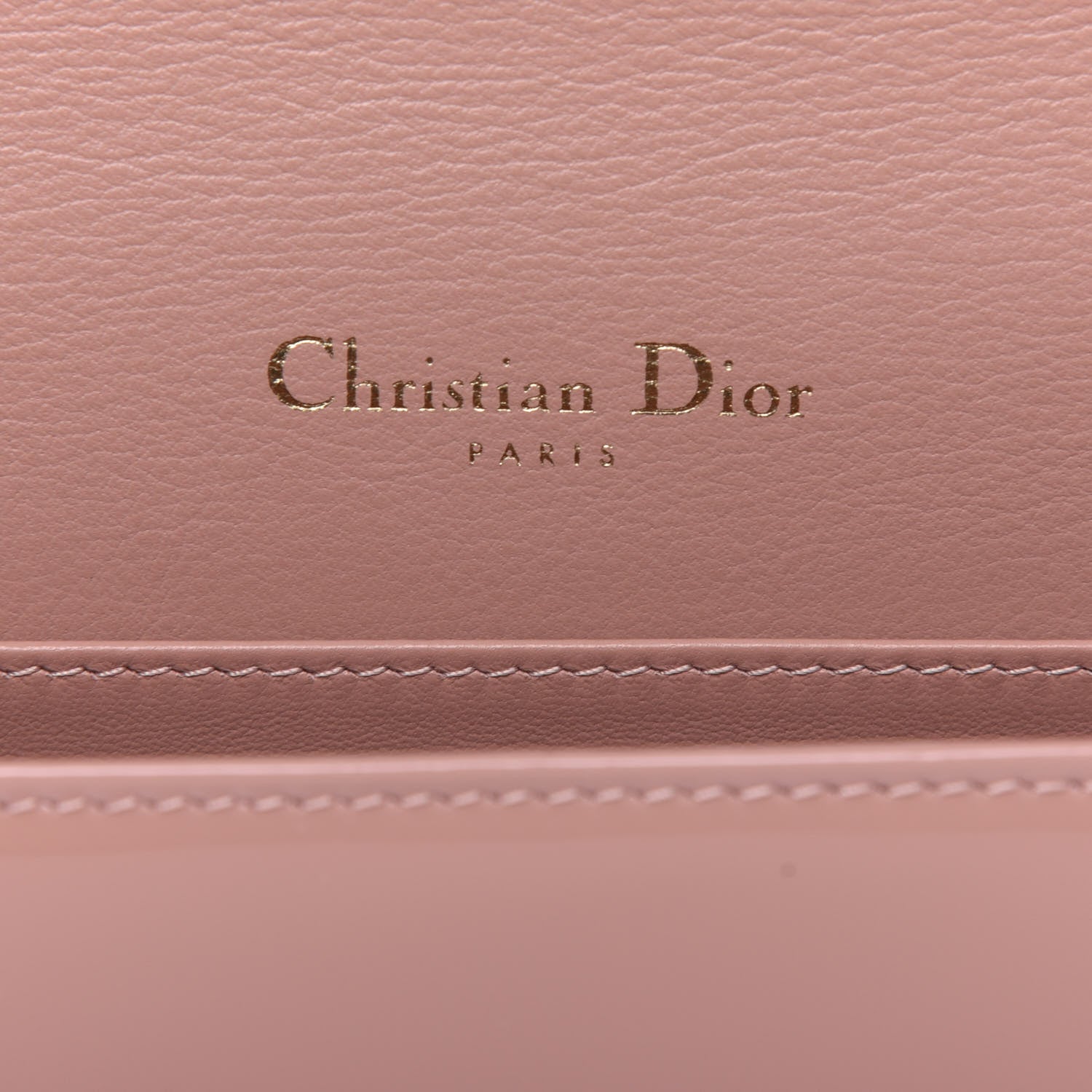 Christian Dior Patent Cannage Lady Dior Convertible Clutch Rose Des Vents 6 of 14