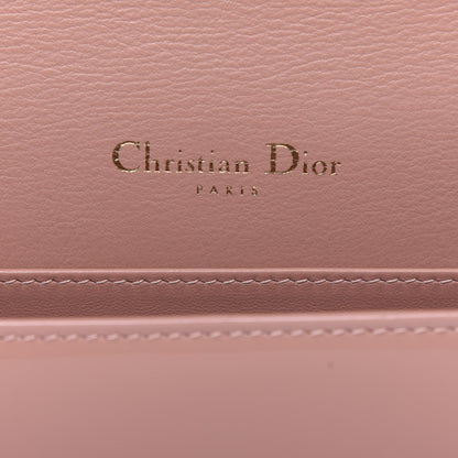 Christian Dior Patent Cannage Lady Dior Convertible Clutch Rose Des Vents 6 of 14