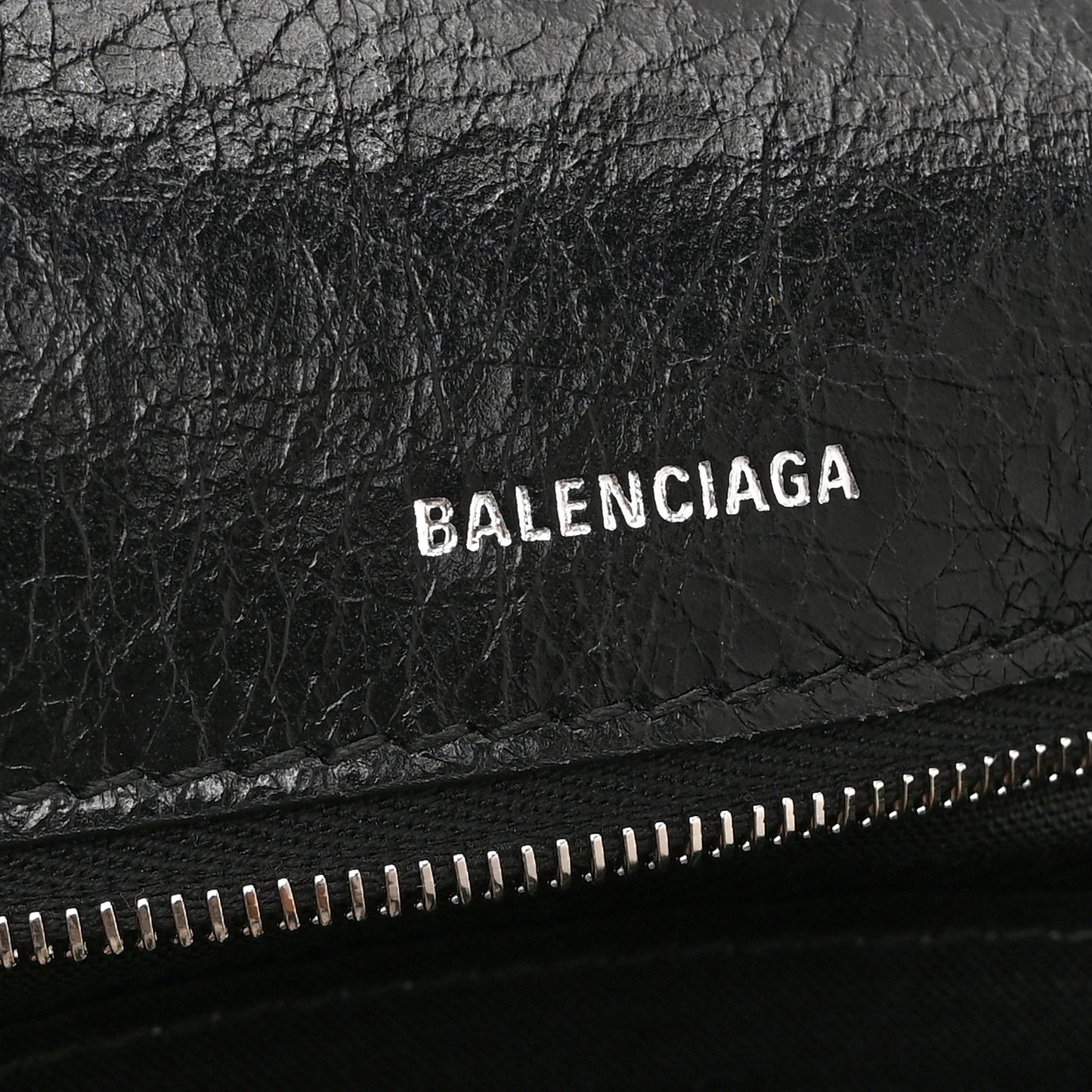 Agneau Arena Silver XS Le Cagole Flap Bag Black