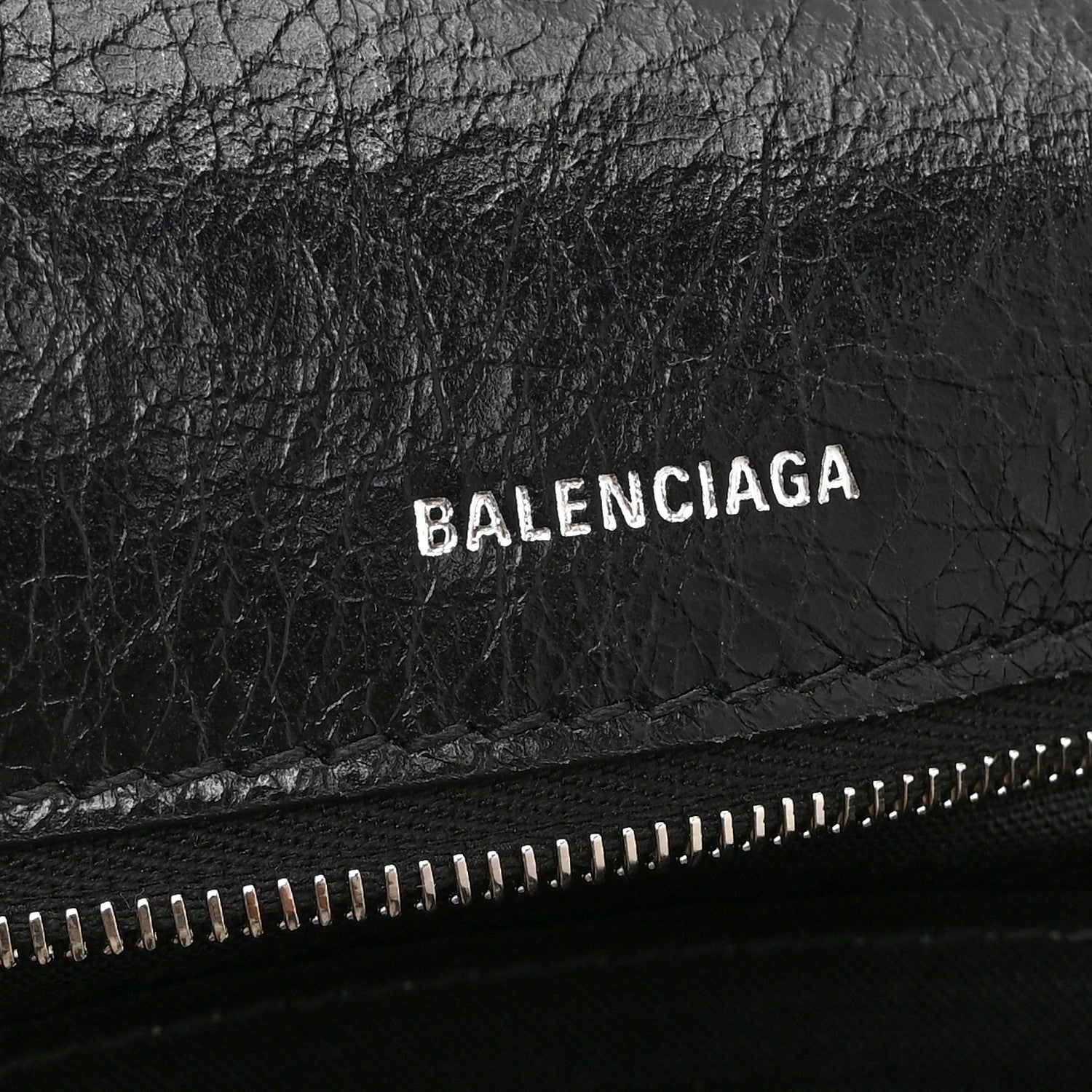 Balenciaga Agneau Arena Silver XS Le Cagole Flap Bag Black 6 of 11