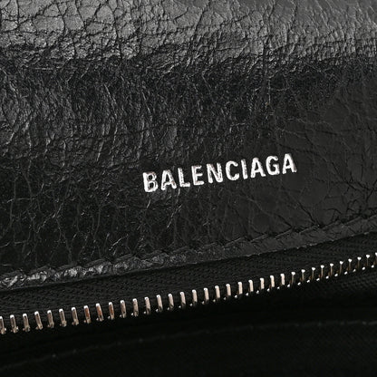 Balenciaga Agneau Arena Silver XS Le Cagole Flap Bag Black 6 of 11