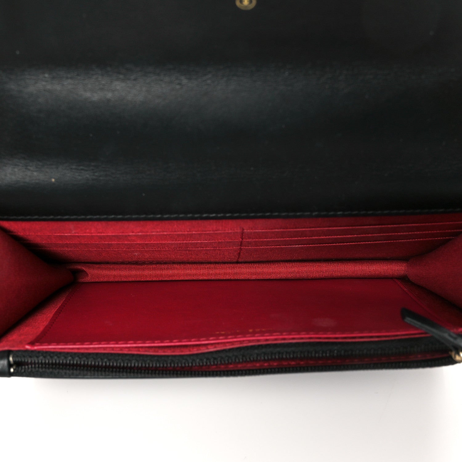 Chanel Goatskin Quilted Chanel 19 Wallet On Chain WOC Black 5 of 12