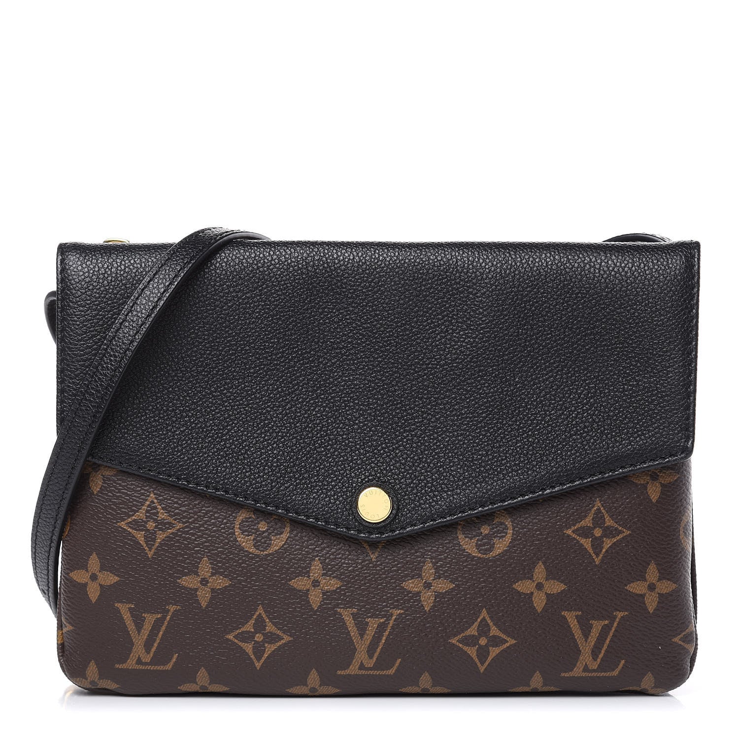 Louis Vuitton Monogram Twice Pochette Black 1 of 9