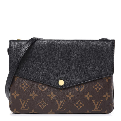 Louis Vuitton Monogram Twice Pochette Black 1 of 9