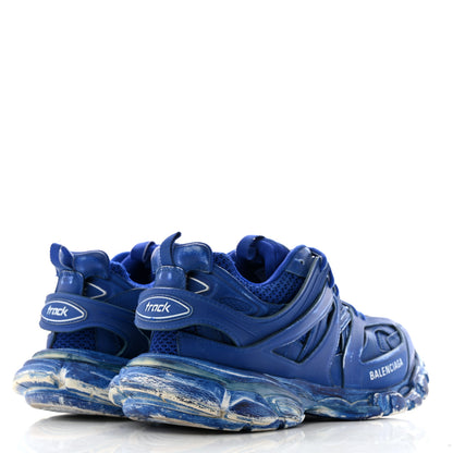 Balenciaga Mesh Nylon Mens Track Sneakers 42 Faded Blue 4 of 8