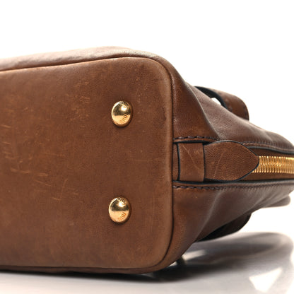 Miu Miu Nappa Aviator Small Aventure Bag Rovere 9 of 11
