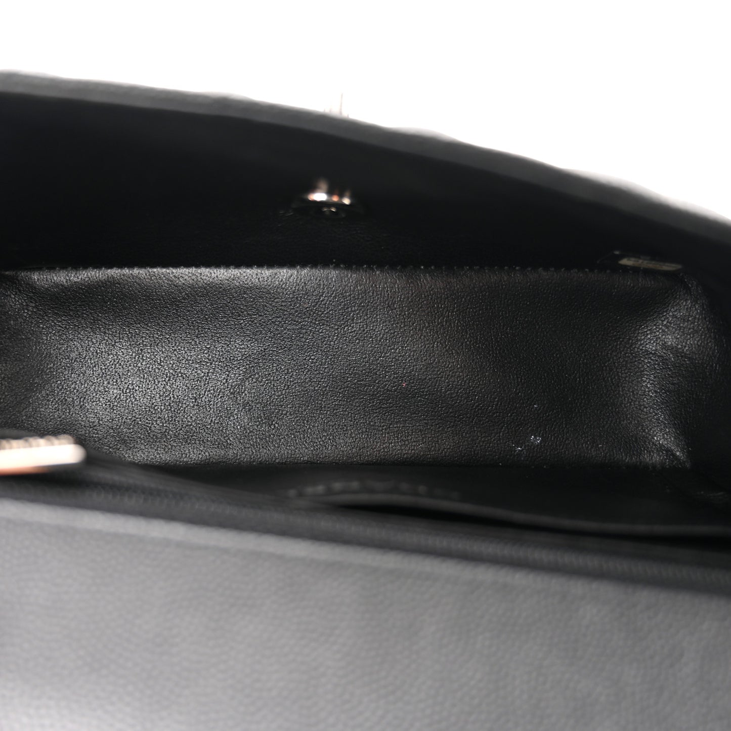 Caviar Quilted Mini Rectangular Flap Black