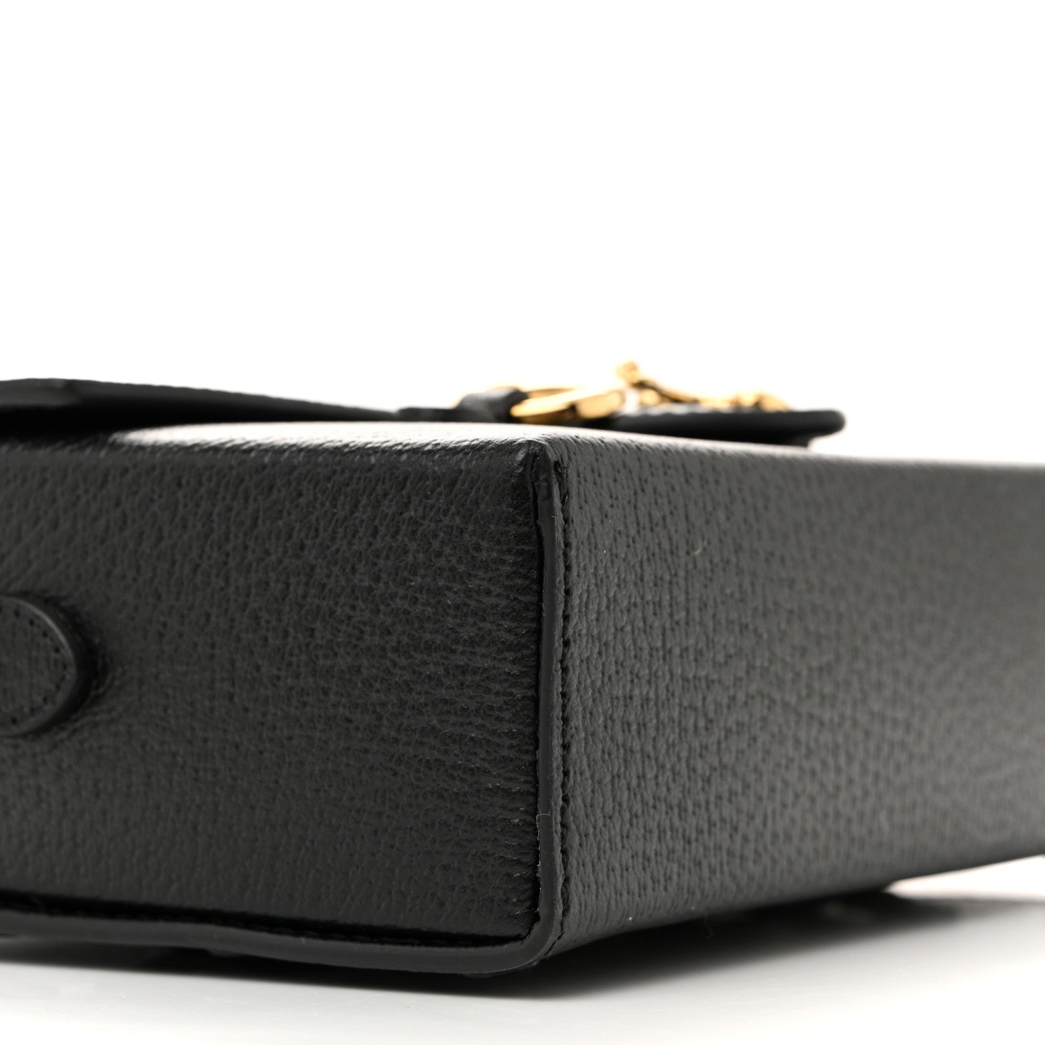 Gucci Calfskin Horsebit 1955 Shoulder Bag Black 9 of 11