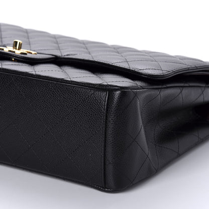 Chanel Caviar Quilted Maxi Double Flap Black 8 of 12