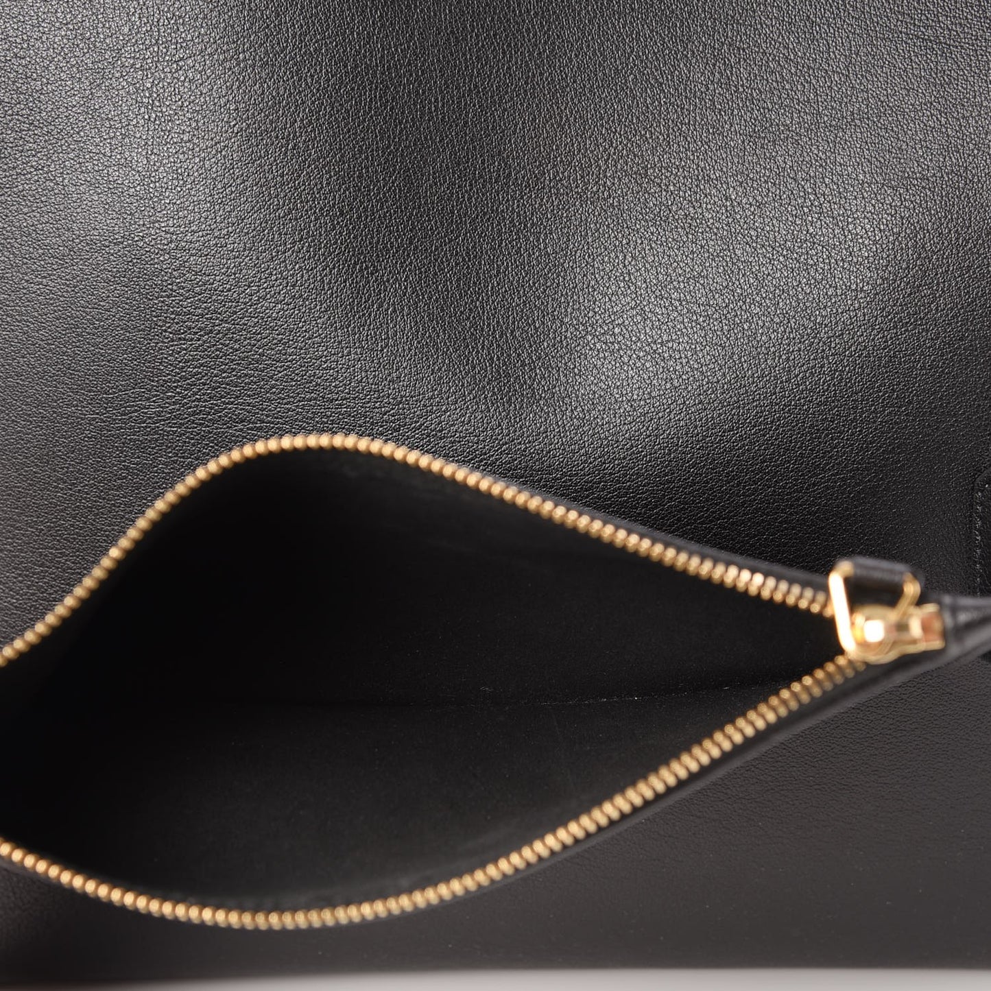 Calfskin Large Shopping Tote Black