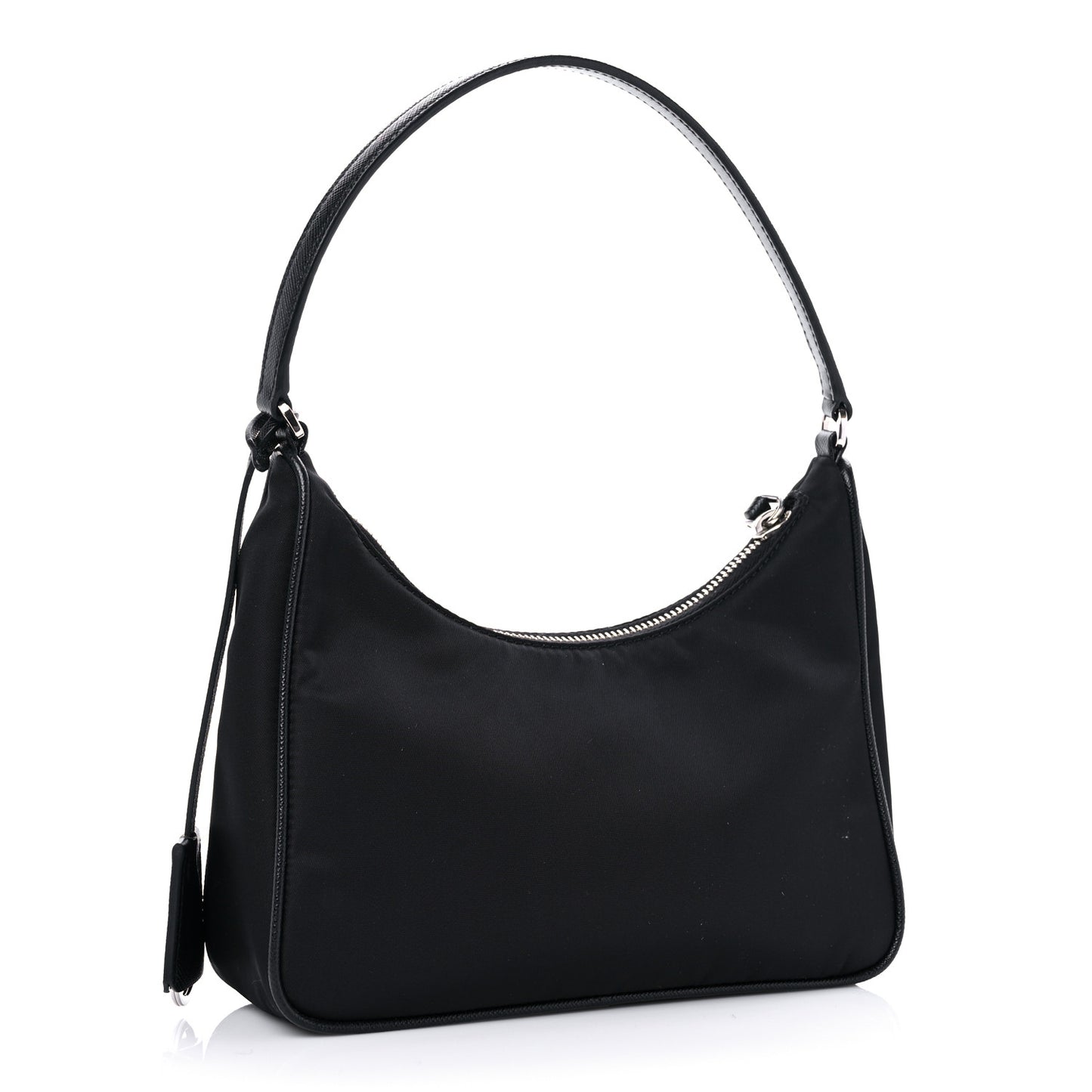 Tessuto Nylon Saffiano Mini Re-Edition 2005 Bag Black